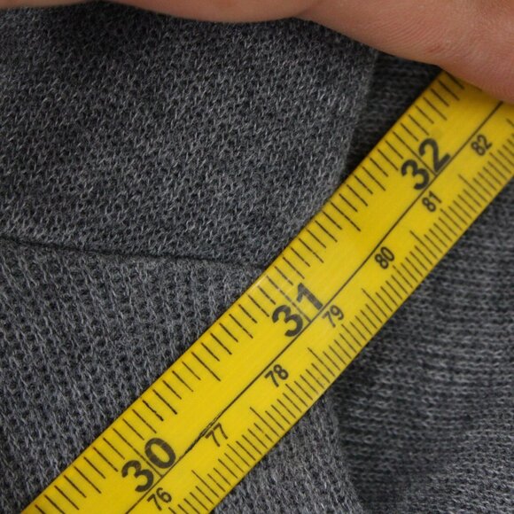 Cutter & Buck Sweater Mens 2XL Gray Solid Half Zip Long Sleeve Lightweight - Picture 7 of 8